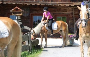 Riding trip to the farmer