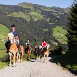 Gruppenfoto Reiten