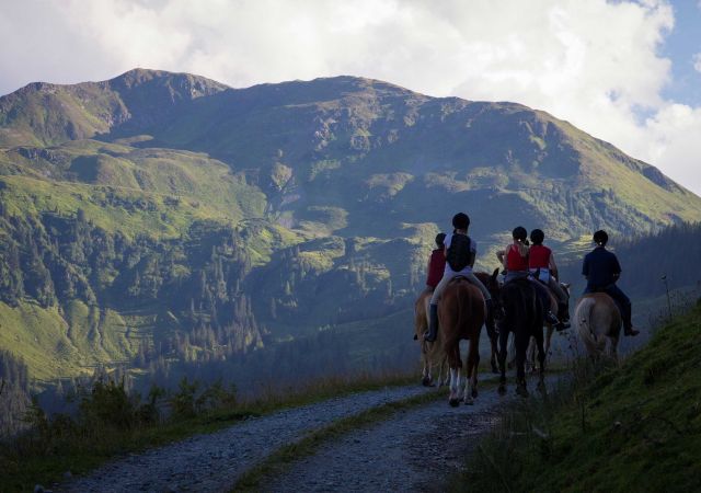Ausritt auf die Berge