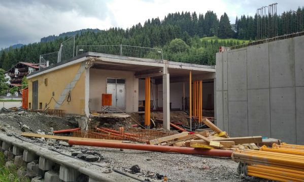 Neubau der Talstation Schatzbergbahn