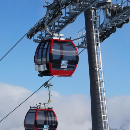 Die neuen Ski Juwel Gondeln der Schatzberg-Bahn