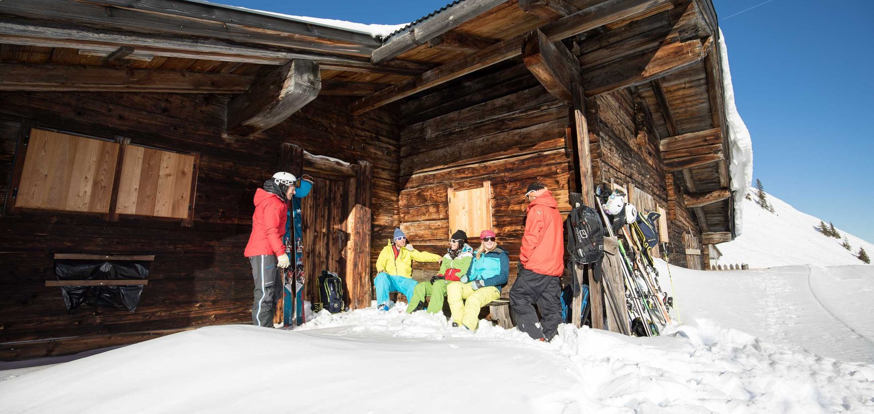Skihütten im Ski Juwel Alpbachtal Wildschönau