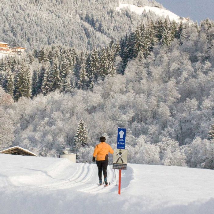 Langlaufloipen durch das Hochtal