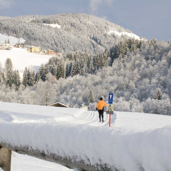 Langlaufloipen durch das Hochtal